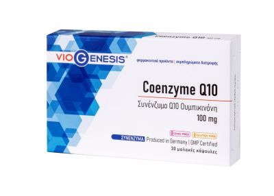 Viogenesis Coenzym Q10 100mg 30 Μαλακές Κάψουλες	