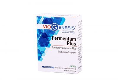 Viogenesis Fermentum Plus Συμπλήρωμα Διατροφής με Βακτήρια Γαλακτικού Οξέος 10 κάψουλες