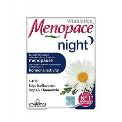 Vitabiotics Menopace Night Συμπλήρωμα Διατροφής για την Εξάλειψη των Νυχτερινών Συμπτωμάτων της Εμμηνόπαυσης, 30 Ταμπλέτες