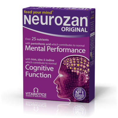 Vitabiotics Neurozan, Σύνθεση Θρεπτικών Συστατικών για την Υγεία του Εγκεφάλου, 30 Ταμπλέτες