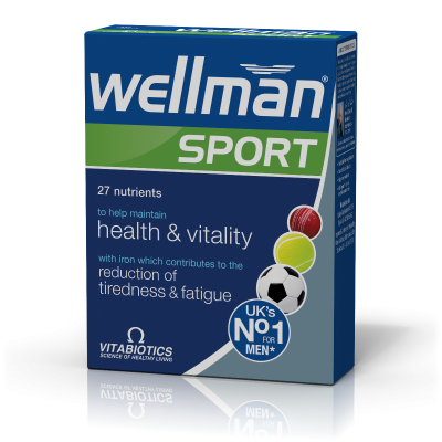 Vitabiotics Wellman Sport Σύνθεση Ειδικά Σχεδιασμένη για Άνδρες που Αθλούνται, 30 Δισκία