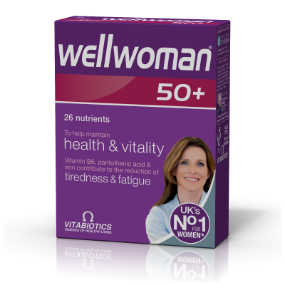 Vitabiotics Wellwoman 50+ Πολυβιταμίνη για Γυναίκες άνω των 50 ετών, 30 Δισκία
