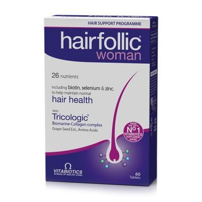 Vitabiotics Wellwoman Hairfollic Woman, Φροντίδα Μαλλιών Ειδικά για Γυναίκες, 60 Δισκία