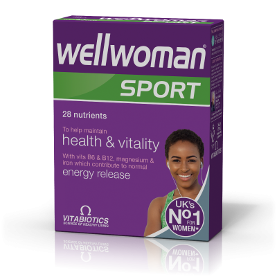 Vitabiotics Wellwoman Sport & Fitness Ειδικό Συμπλήρωμα για Γυναίκες που Αθλούνται, 30 Δισκία