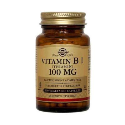 Solgar Vitamin B1 100mg 100 Κάψουλες