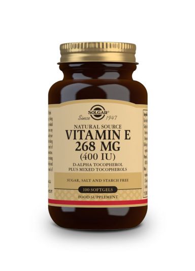 Solgar Vitamin E 268MG (400IU) 100 Φυτικές Μαλακές Κάψουλες