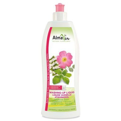 AlmaWin – Υγρό Απορρυπαντικό Πιάτων Με Άρωμα Άγριου Τριαντάφυλλου 1lt