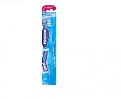 Wisdom Cool Clean Οδοντόβουρτσα Soft 8-14 ετών, Μπλε 1 τμχ