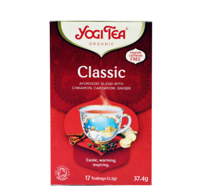 Yogi Tea Classic με Κανέλα, Κάρδαμο & Τζίντζερ 37.4gr, 17 Φακελάκια