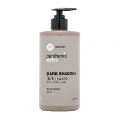 Medisei Panthenol Extra Dark Shadows 3 in 1 Cleanser Face, Body, Hair Καθαριστικό για Πρόσωπο, Σώμα & Μαλλιά, 500ml