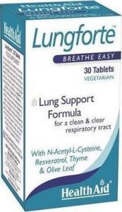 Health Aid Lungforte 30 Ταμπλέτες