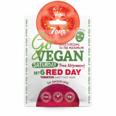 7Days Go Vegan Red Day Μάσκα Ομορφιάς Προσώπου 25gr