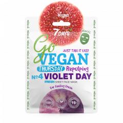 7Days Go Vegan Violet Day Μάσκα Ομορφιάς Προσώπου 25gr