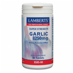 Lamberts Garlic Super Strenght 8250mg 60 Ταμπλέτες