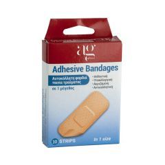 Ag Pharm Adhesive Bandages Αυτοκόλλητη Φαρδιά Ταινία Τραύματος σε 1 Μέγεθος 10 Τεμάχια