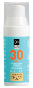 Bodyfarm Αντηλιακή Κρέμα Coverage Cream Light για το Πρόσωπο SPF30 50ml