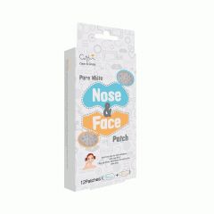 Cettua Pure White Nose & Face Patch, Επιθέματα Αφαίρεσης Λιπαρότητας/Μαύρων Στιγμάτων 12τμχ