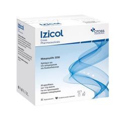 Cross Pharmaceuticals Izicol Μακρογόλη 3350 20 φακελάκια x 12g
