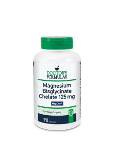 Doctor's Formula Magnesium Bisglycinate Chelate 125mg 90 Κάψουλες