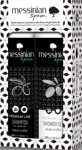 Messinian Spa Set Shower Gel Μαύρη Τρούφα 300ml + ΔΩΡΟ Premium Line Shampoo Με Μαύρη Τρούφα 300ml