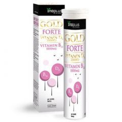 Inoplus Gold Forte Vitamin D3 2000IU + Vitamin B12 1000MG 20Eff Tabs