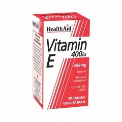 Health Aid Vitamin E 400iU 60 Φυτικές Κάψουλες