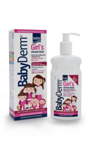 Intermed Babyderm Girl's Intimate Wash, Καθαριστικό Ευαίσθητης Περιοχής για Κορίτσια 300ml
