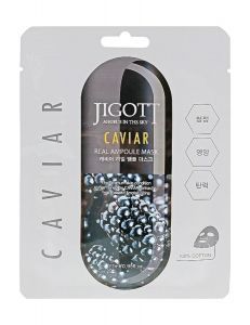 Jigott Caviar Real Ampoule Sheet Mask 27ml