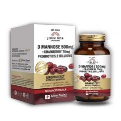 John Noa Liposal D Mannose 500mg & Cranberry & Probiotics 30 Κάψουλες