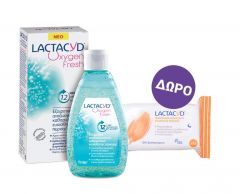 Lactacyd Oxygen Fresh 200ml & Intimate Wipes 15τμχ