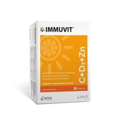 Leriva Immuvit C+D3+Zn 30 Κάψουλες