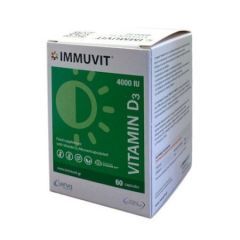 Leriva Immuvit Vitamin D3 4000 IU 60 Κάψουλες
