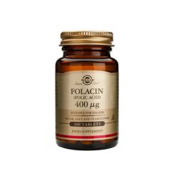 Solgar Folacin (Folic Acid) 400μg 100 Ταμπλέτες