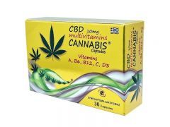 Medichrom CBD Multivitamins Cannabis - Συμπλήρωμα Κάνναβης 10mg 30 κάψουλες