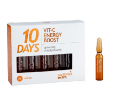 Medisei Panthenol Extra 10 Days Vit-C Energy Boost Αμπούλες Αντιοξείδωσης 10τμχ