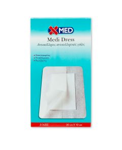 Medisei X-Med Medi Dress Αυτοκόλλητες Γάζες 20Χ10 cm 5τμχ