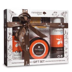 Messinian Spa Gift Set 1 - Πορτοκάλι & Λεβάντα Shower Gel 300ml | Γαλάκτωμα Σώματος 300ml | Body Butter 250ml