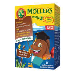 Moller's Omega 3 για Παιδιά 36 ζελεδάκια Γεύση Cola