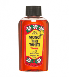 Monoi Tiki Tiare spf 3, Λάδι γρήγορου Μαυρίσματος, για Πρόσωπο-Σώμα, με άρωμα Γαρδένια της Ταϊτής, 60ml