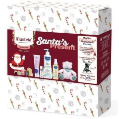 Mustela Set Santa's Present Βρεφικό-Παιδικό Gel Καθαρισμού για Σώμα&Μαλλιά 500ml + Λάδι για Μασάζ 100ml + Κρέμα Αλλαγής Πάνας 50ml + Αρκουδάκι 1τμχ