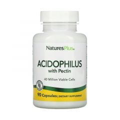 Natures Plus Lactobacillus Acidophilus Προβιοτικά 90 Φυτικές Κάψουλες