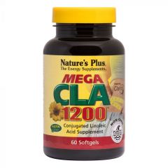 Natures Plus Mega CLA 1200 mg, 60 Μαλακές Κάψουλες