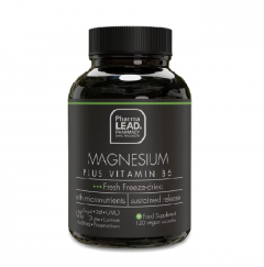 Pharmalead Magnesium Plus Vitamin B6-Ομαλή Λειτουργία των Μυών και του Νευρικού Συστήματος, 120 Φυτικές Κάψουλες
