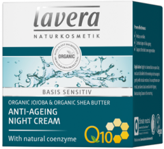 Lavera Basis Sensitiv Q10 Κρέμα Νυκτός ( Με Αντιγηραντική Δράση) 50ml