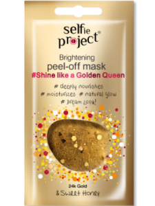 Selfie Project Shine Like a Golden Queen Μάσκα Προσώπου για Ενυδάτωση / Θρέψη / Λάμψη 12ml