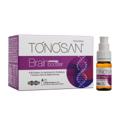 Uni-Pharma Tonosan Brain & Energy Booster Συμπληρώματα Διατροφής για Ενίσχυση της Μνήμης 15 Φιαλίδια x 7ml