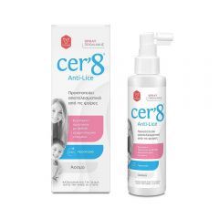 Vican Cer'8 Anti-Lice Spray, Άοσμο Σπρέι για Προσταστία από τις Ψείρες 150ml