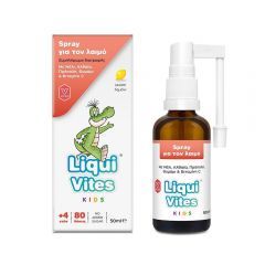 Vican Liqui Vites Kids Spray για τον Λαιμό για Παιδιά με γεύση Λεμόνι 50ml