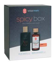 Vican Promo Wise Men Spicy Box Eau De Toilette Άρωμα 100ml & Beard & Hair Shampoo Σαμπουάν 200ml