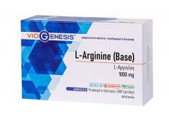 Viogenesis L-Arginine (Base) 1000mg, 60 Δισκία
